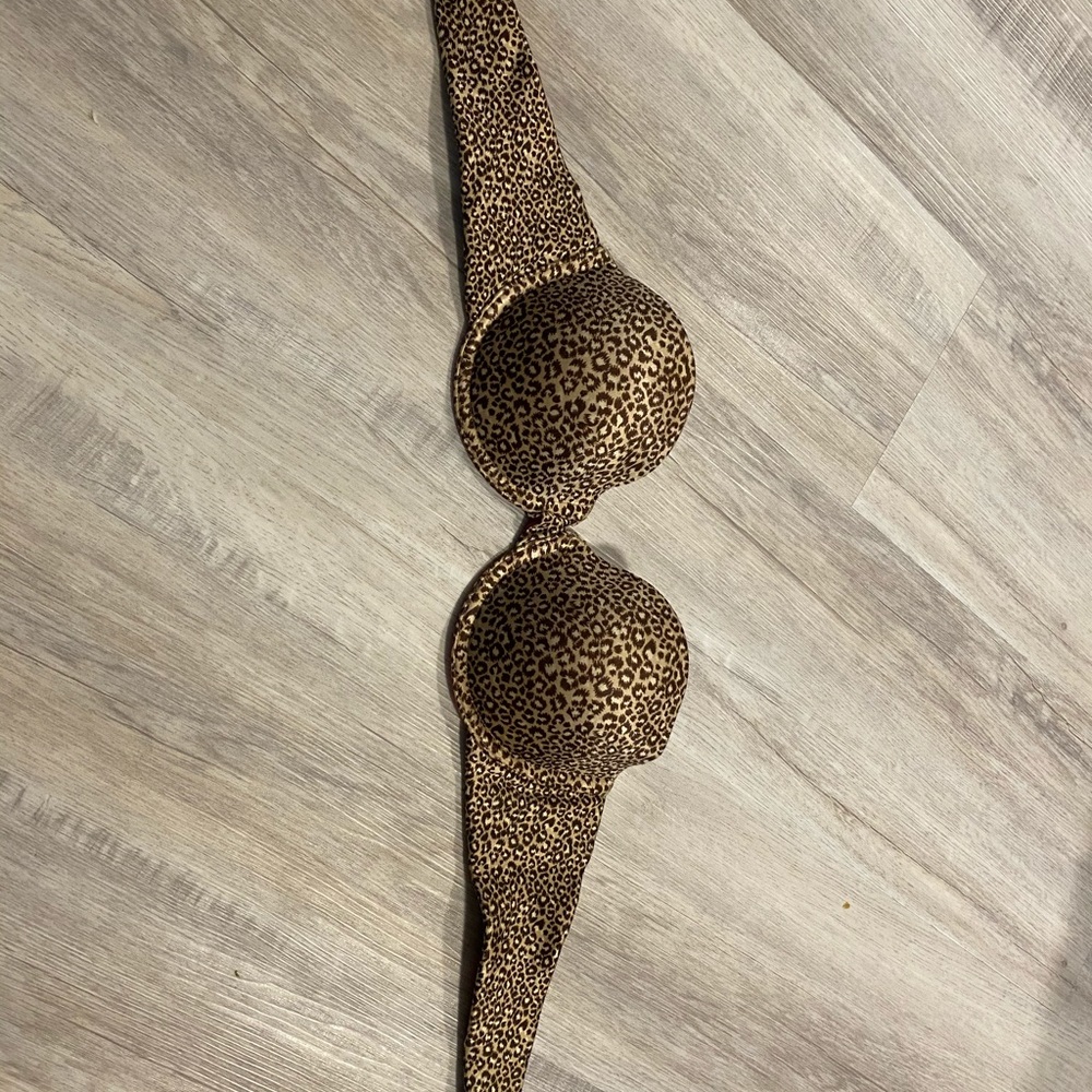 3/$25!!! 34B strapless Cheetah Bra